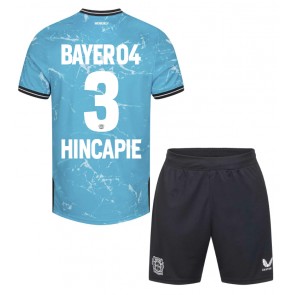 Bayer Leverkusen Piero Hincapie #3 Tredje trøje Børn 2023-24 Kort ærmer (+ korte bukser)